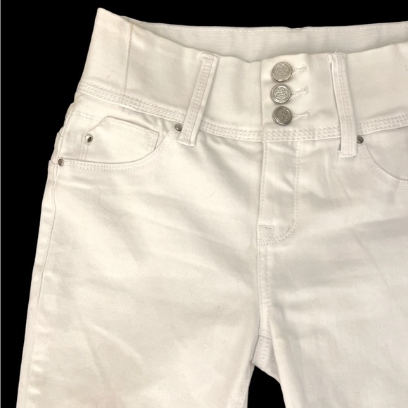 LAURIE FELT SILKY CURVE SKINNY WHITE JEANS WITH VITAL STRETCH TECHNOLOGY XXS - Picture 12 of 16